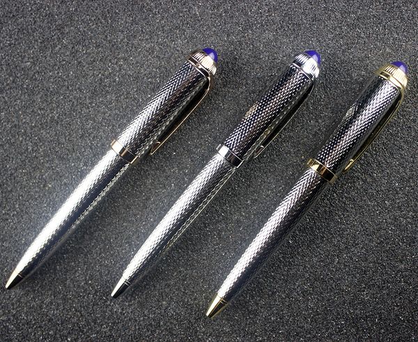 

heavy metal silver roller pen мужчины женщины ручной работы канцелярские товары школа канцелярские товары серебряный vintage синий камень ша, Blue;orange