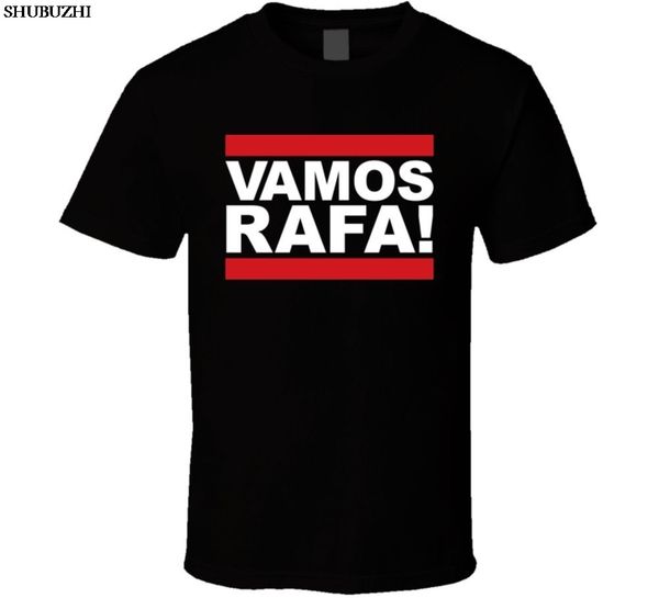 

vamos rafa tennis rafa nadal tennis clay french spain spanish t shirt cool casual pride t shirt men fashion tshirt