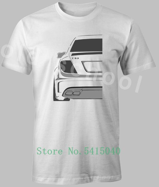 

new 2020 design summer tee shirts new fashion men short sleeves t shirt car fans w204 c63 c class t-shirt