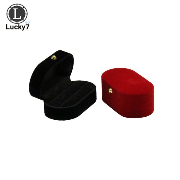 

серьга овальный single double ring jewelry box предложение кольцо коробка подарка венчания пара упаковка для ювелирных изделий хранения дисп, Pink;blue