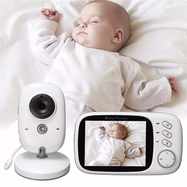 

3.2 inch wireless video color baby monitor 2 way audio talk temperature monitoring night vision surveillance security camera