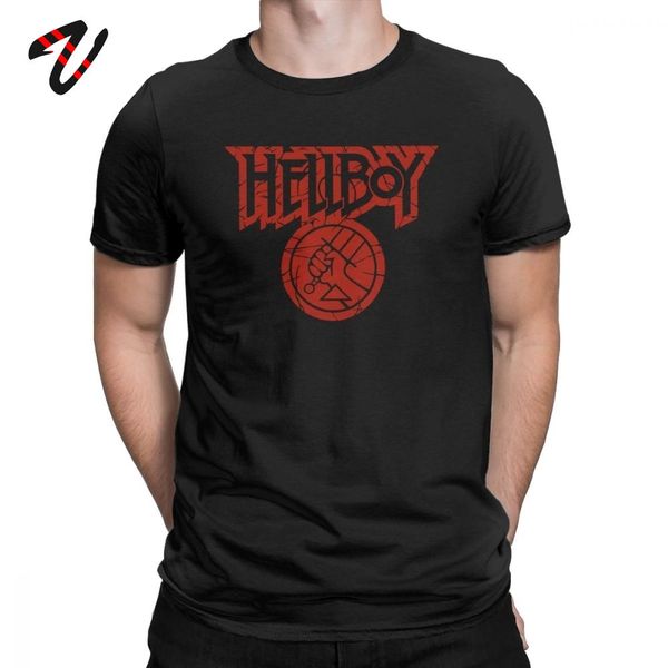 

2019 мода tshirt хеллбой bprd t-shirt для мужчин круглый воротник 100% хлопок футболка с коротким рукавом майка лучшая идея подарка одежда