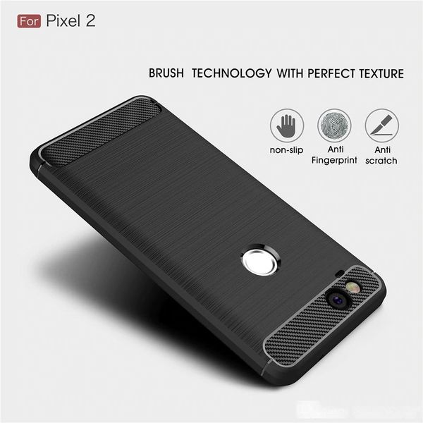 

case for google pixel 2 2xl 3 3a 3a xl case slim armor soft silicone phone back cover case for pixel 3xl carbon fiber coque