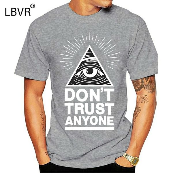 

summer 2019 men s t shirts dont trust anyone illuminati all seeing eye t shirt letter
