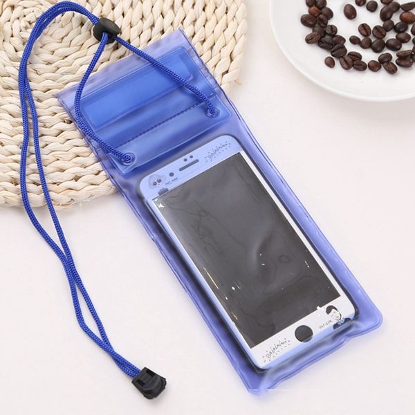 

waterproof bag pouch support 6.0 inch phone for diving drifting strong triple protection water proof cell phone storage dry bag