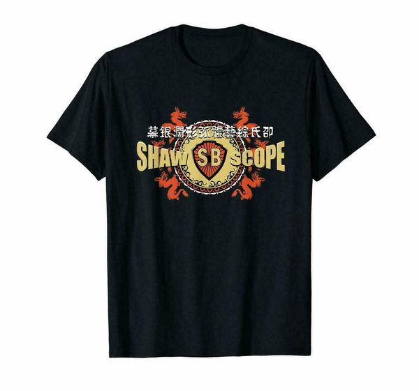 

shaw brothers scope logo black t-shirt s-5xl ультра хлопка для мужчин урожай футболочку для молодежи среднего возраста по старости