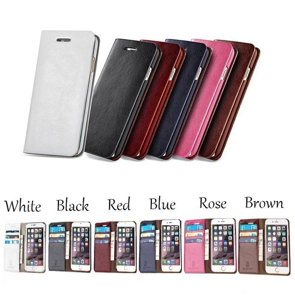 

luxury flip leather wallet case for iphonex 7 7 plus 8 6 6s plus 5 5s se 5c