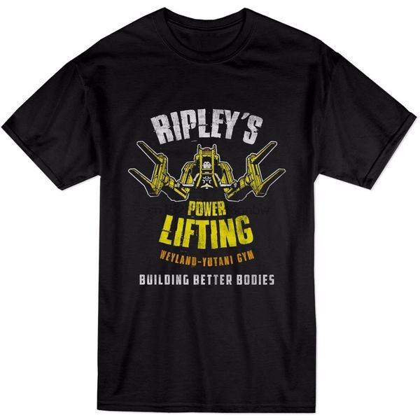

t shirt new arrivals ripleys power lifting t shirt alien weyland yutani gymer er gift rpplam new brand casual clothing