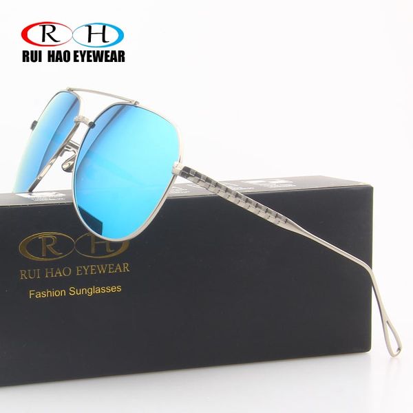 

sunglasses rui hao eyewear fashion polarized women blue glasses men 2021 driving sun brand, White;black