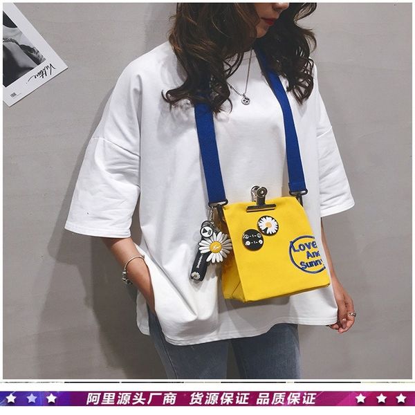 

factory direct 2020 new japanese korean version of the ins personality vintage sense canvas