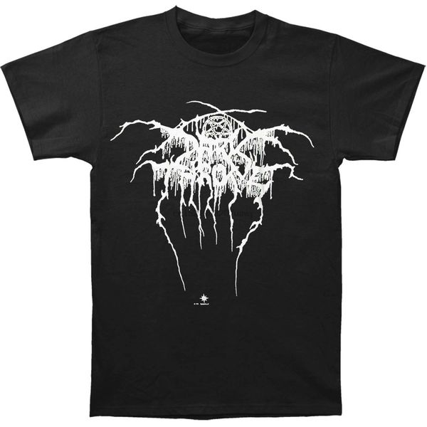 

dark throne men logo t-shirt xx-large black normal short sleeve cotton t shirts
