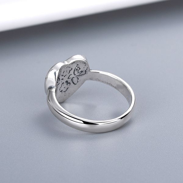 

selling products letter pattern ring silver plated ring striped charm ring supply