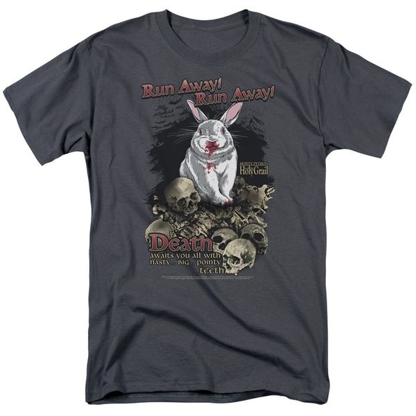 

monty python run away fashion summer mens короткий рукав tee футболка
