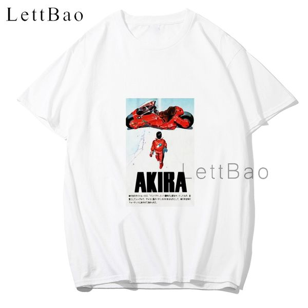 

аниме акира футболка япония мужская одежда anime рубашки коротким рукавом белая футболка streetwear harajuku крупногабаритные camisas mascul