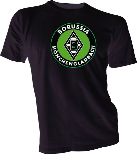 

borussia mnchengladbach germany bundesliga football soccer black t-shirt new