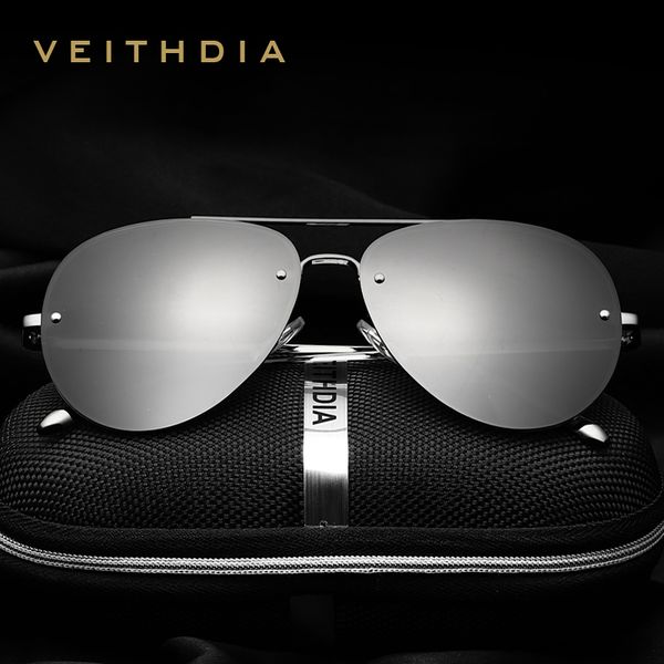 

sunglasses brand rimless fashion sun glasses polarized coating mirror oculos male eyewear for men/women 3811, White;black
