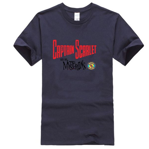 

captain scarlet t shirt inspired by the 60's tv show, retro t shirt distressed