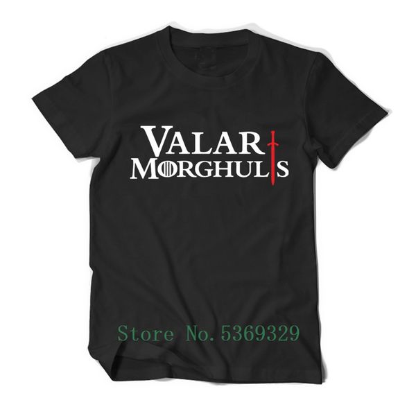 

valar morghulis khalessi games of thrones men t shirt streetwear casual shirt for man 2017 female t-shirt funny