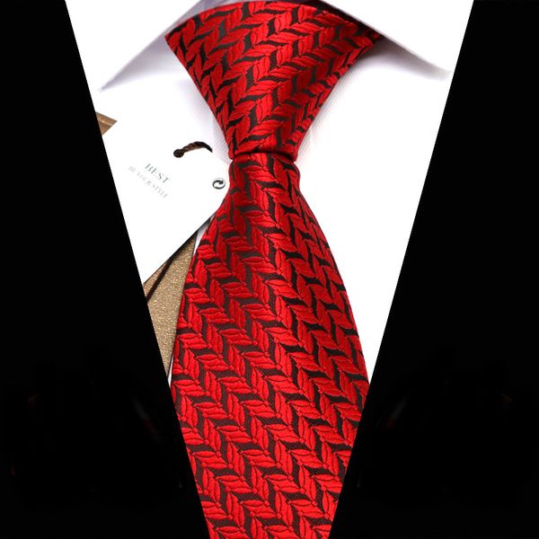 

bow ties yishline men 8 cm brand unique geometric jacquard fashion necktie mens tie 2021 wedding corbata para hombre accessories, Black;gray