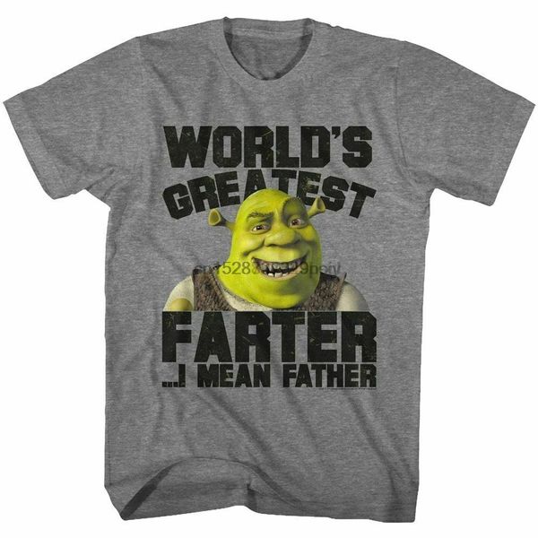 

shrek greatest farter graphite heather t-shirt