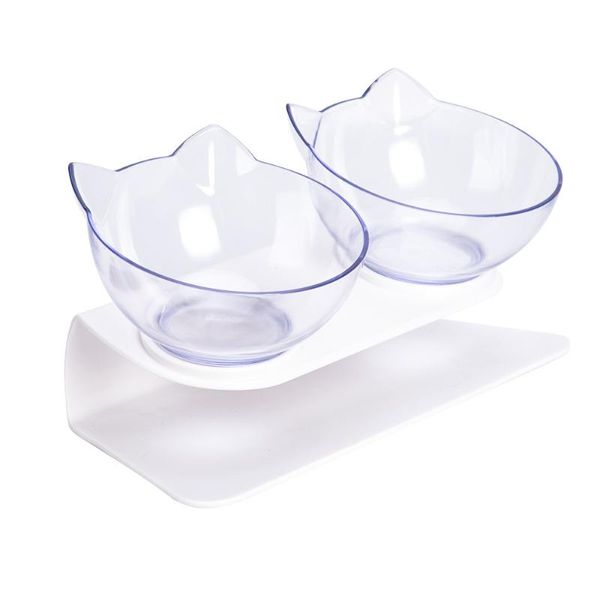 

cat bowls & feeders tiger for non-slip animals, bowl pets with high, transparent support, feeding from