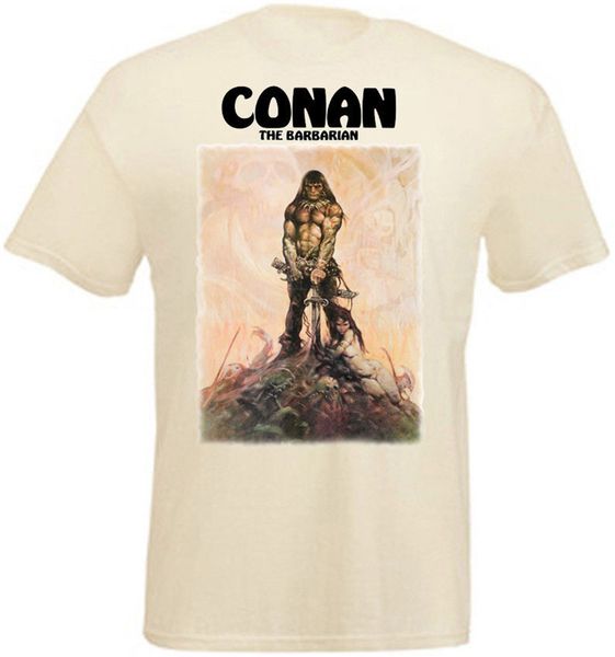 

conan the barbarian v6 t-shirt natural poster all sizes s...3xl summer o-neck tee shirt