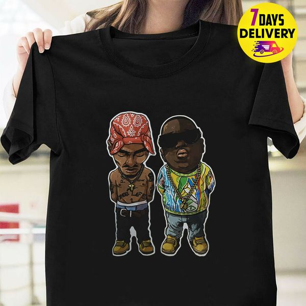 

камиза camiseta 2pac notorious big thug life t shirt black размер s-3xl