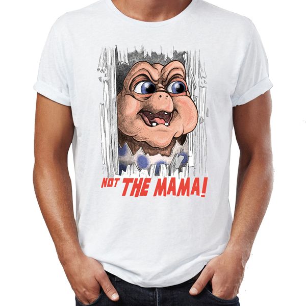 

men's t shirt dinosaurs tv show baby sinclair not the mama awesome illustration artwork printed tee
