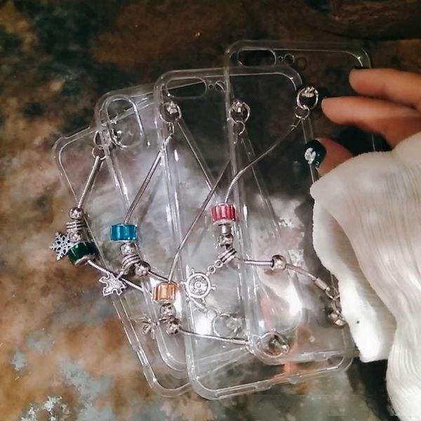 

luxury flower bracelet transparent case for iphone 6 6s plus 7 8 pluswomen phone case for iphone x cover