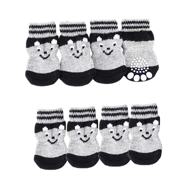

2set super soft pet dog socks anti-slip socks paw protector home indoor wear