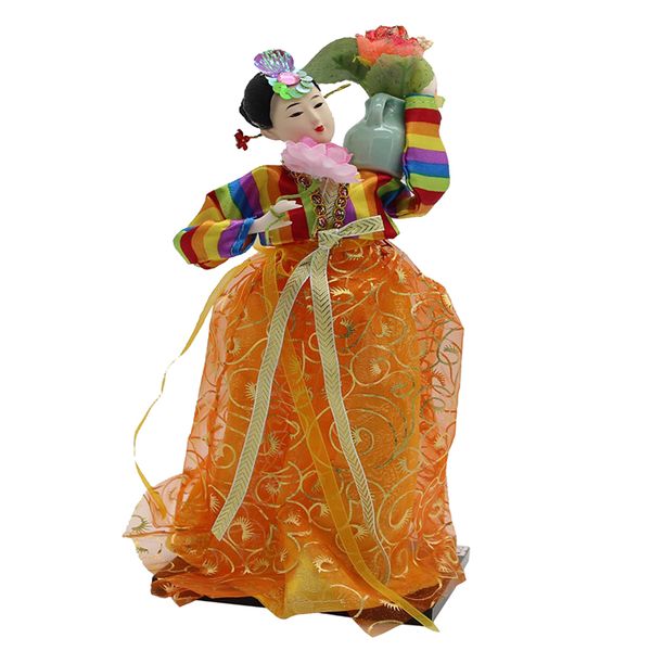 

12'' vintage korean geisha doll hanbok