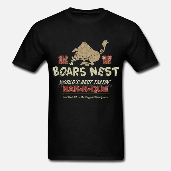 

100% хлопок o-образный вырез на заказ печатного tshirt мужчина тенниска кабаны nest - придурки из хаззарда женщины t-shirt