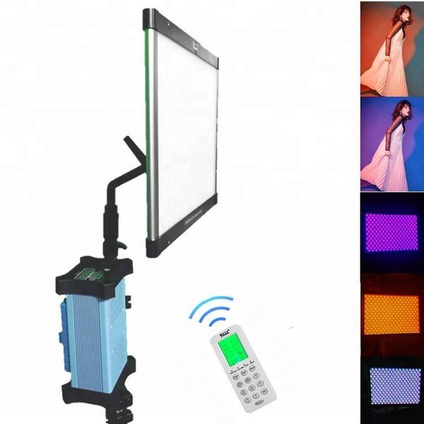 

yidoblo app control folding led light panels video light rgb & bio color slim professional pgraphy studio folable led lamp
