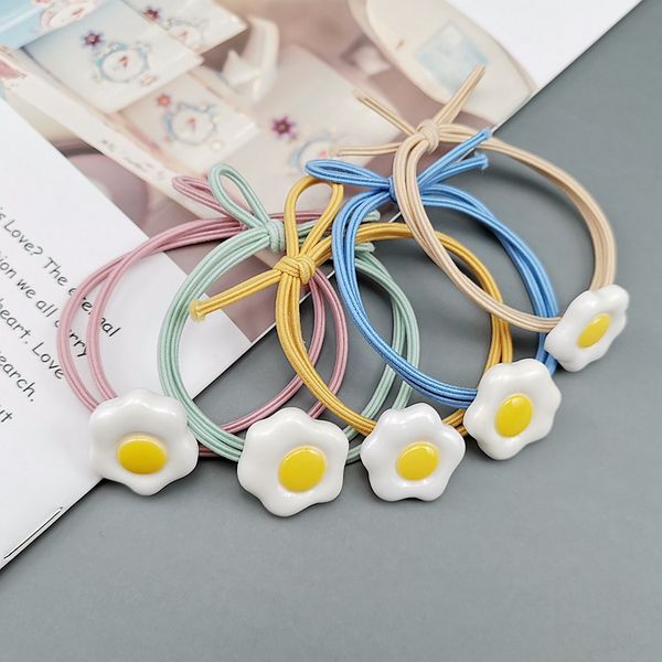 

new style xuan ya celebrity style hairband mori girl line korean-style plumeria rubra headband poached eggs flowers hair band fr, Brown