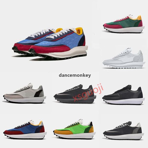 

triple black mens casual shoes daybreak trainers for women varsity blue pine green sports sneakers 36-45, Black;red