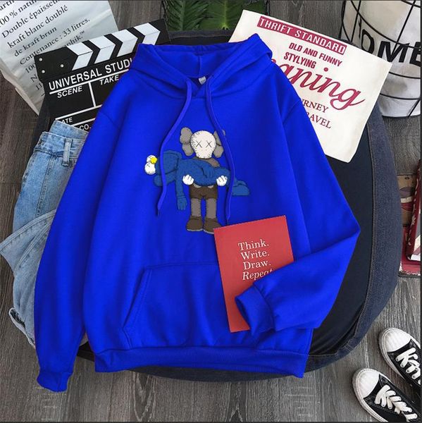 

fashion br sweater men's and women's hooded fleece 2020 new loose korean style couple wear spring and autumn sweater cwq1b, Black