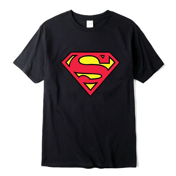

new fashion superman t shirt men short sleeve cotton casual t-shirt superhero tees ing