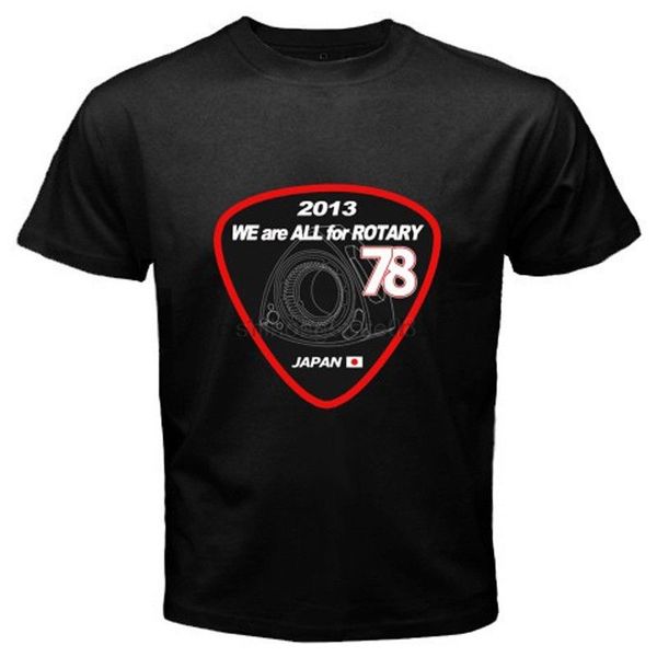 

mazda rotary engine rx-8 rx-7 tuning japan racinger men black t-shirt 2020 new pure cotton short sleeves hip hop fashion