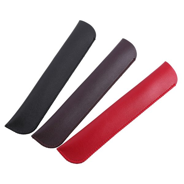 

microfiber pu leather stylus protective case sleeve pouch for apple pencil black brown red color ing