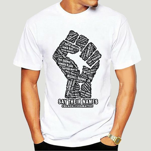 

say their names: black lives matter t-shirt s2097 t shirt for men women male female girl tshirts 2020 summer-0107a