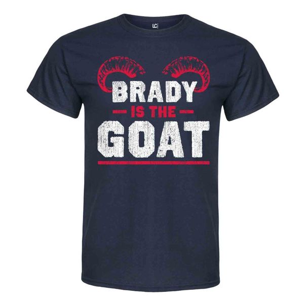 

sport 2019 cotton short-sleeve print funny cotton short sleeve printed t-shirt brady is the goat-teet shirt