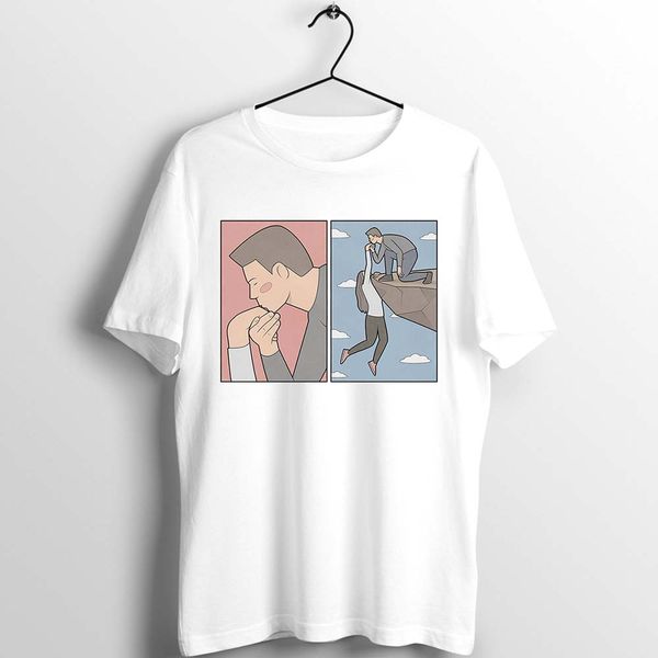 

unix t shirt men women timing is the key funny depression random unexpected printed tee