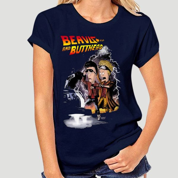 

бивис и баттхед back to the future t-shirt-0089a