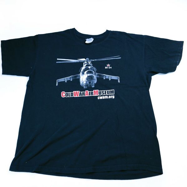 

mi-24 russian hind attack helicopter cold war museum military t-shirt s-3xl