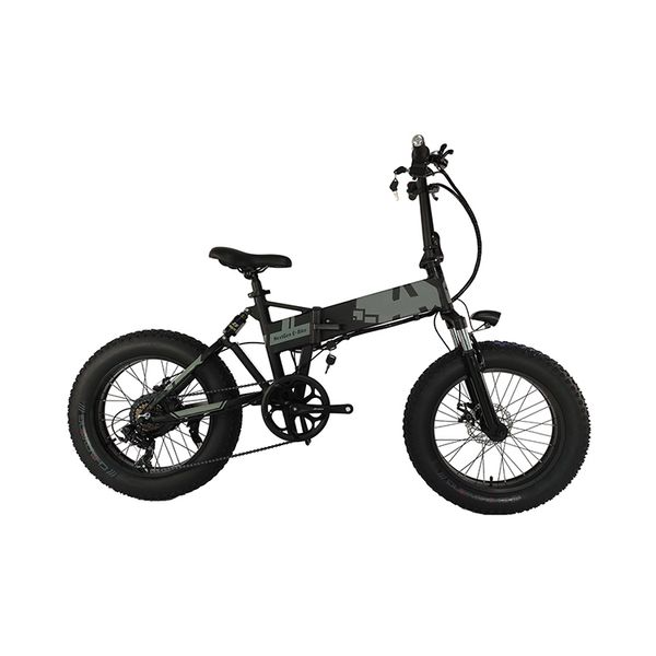 

wholesale 20 inch 7speed electric folding fat bike 350w motor 36v electric fat bike folding ebike, Silver;blue