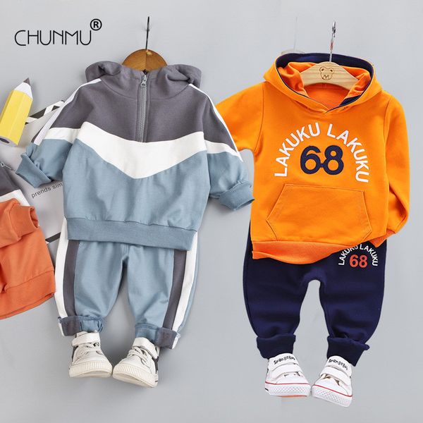 

autumn spring baby girls boy clothes suit kids baby long sleeve hoodies pants newborn clothes set toddler clothing, White