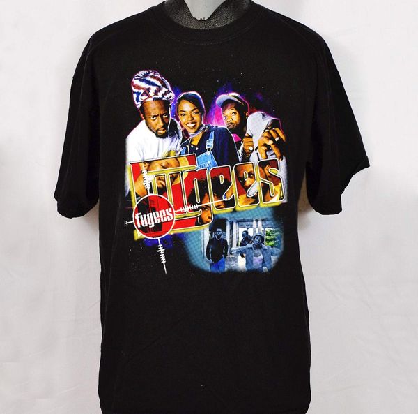 

vintage 90's indpired fugees lauryn hill t-shirt gift for men t-shirt novelty cool tee men's short sleeve t shirt