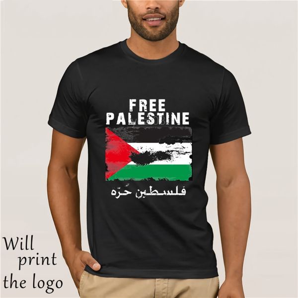 

vintage casual t-shirt flag of palestine t-shirt men's t-shirt cotton crew neck 3xl short sleeve t-shirts for men