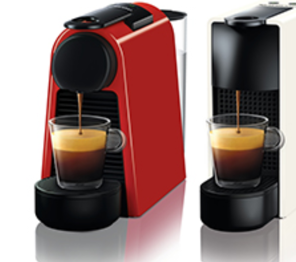 

nespresso essenza mini red bundle coffee machine cappuccino creamy latte espresso latte macchiato and so on