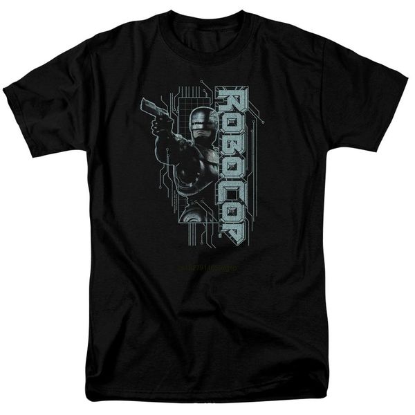 

2019 отпечатано men t shirt хлопок с коротким рукавом робокоп murphy split мужская regular fit t-shirtwomen тенниска